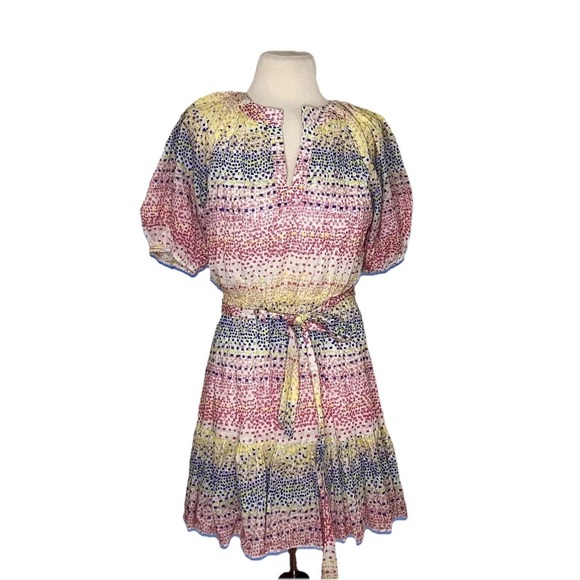 Willa Story Dresses & Skirts - Willa Story racheal DRESS Sz XS  short Sleeve multicolor  Grannycore prairie